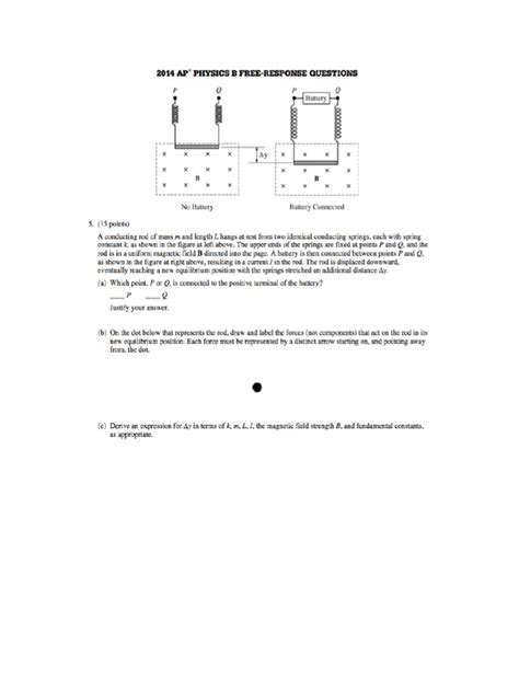 2014 ap physics b response questions answers PDF