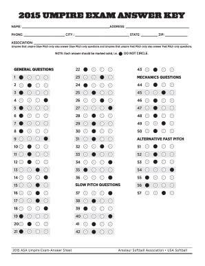 2014 asa umpire exam answer key Reader