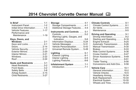 2014 corvette zr1 diy troubleshooting guide Doc