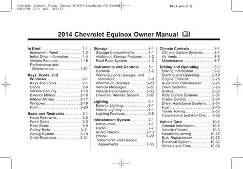 2014 equinox owners manual Epub