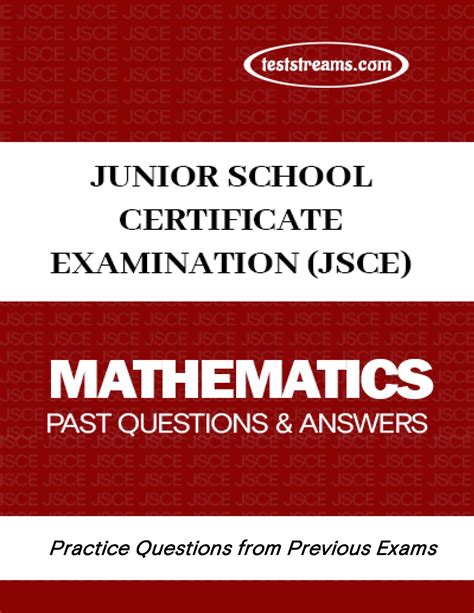 2014 jsce mathematics objectives and essay answers PDF