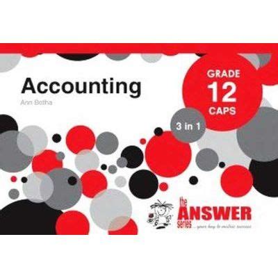 2014 june accounting answer book for grade 12 in department of education Doc