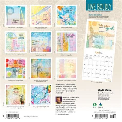 2014 live boldly mini wall calendar PDF