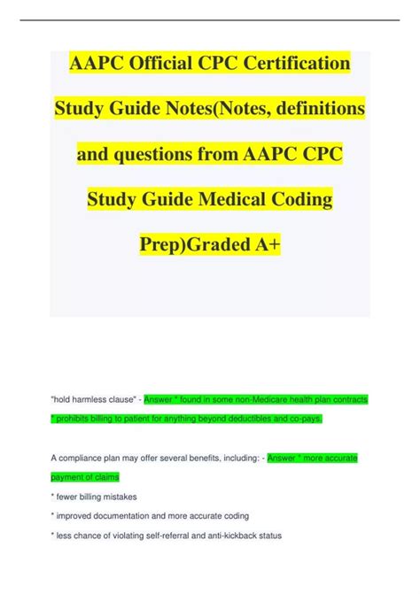 2014 medical coding training answer key aapc Doc