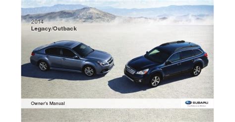 2014 outback owners manual PDF