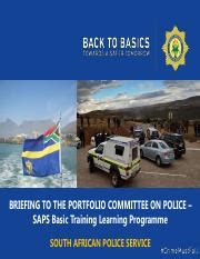 2014 saps basic training programme PDF