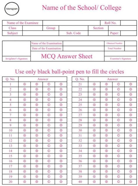 2014hsc mcq answer sheet PDF