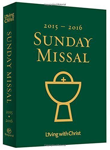 2015 2016 living with christ sunday missal catholic PDF