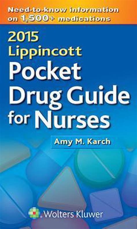 2015 lippincott pocket drug guide for nurses Kindle Editon