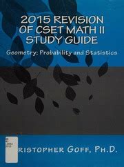 2015 revision of cset math subtests i ii and iii Reader