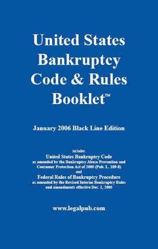 2015 u s bankruptcy code and rules booklet Kindle Editon