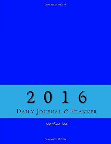 2016 daily journal and planner Epub