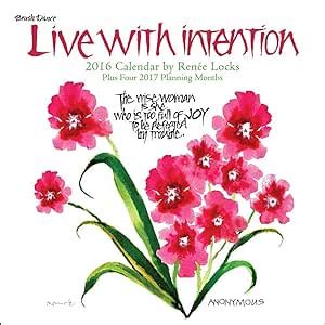 2016 live with intention wall calendar PDF