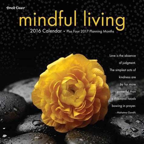 2016 mindful living wall calendar Epub