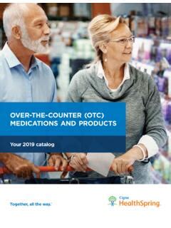 2017 Cigna Healthspring Over The Counter Catalogue
