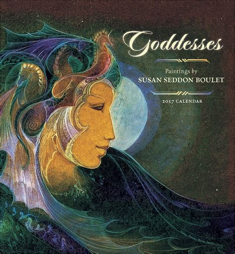 2017 Goddesses Paintings Seddon Calendar Kindle Editon
