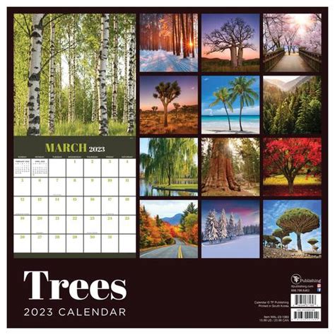2017 Trees Wall Calendar Publishing Doc