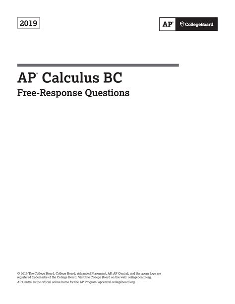 2019 ap calc bc frq