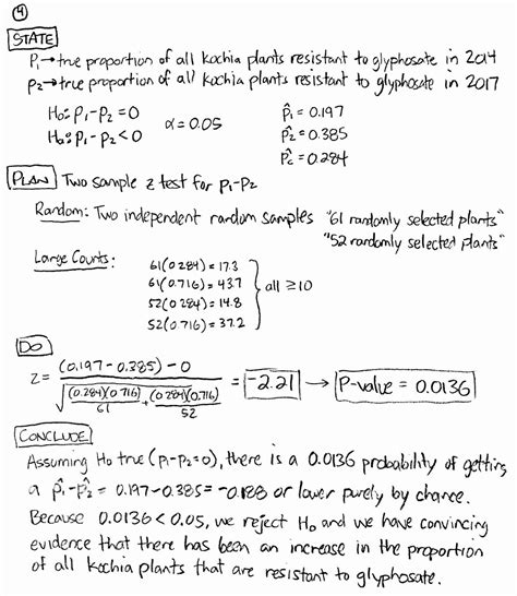 2019 ap stats frq answers