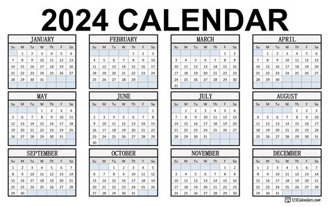 20204 Free Printable Calendar