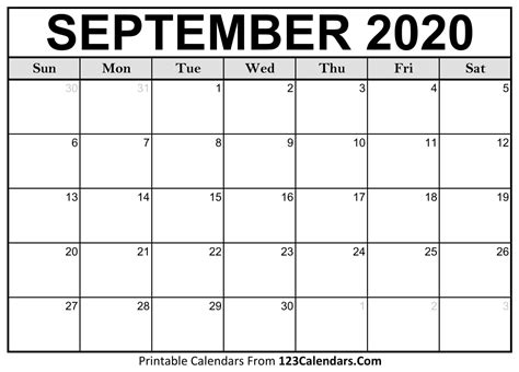 2020september Printable