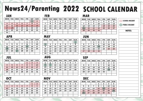 2022 school term