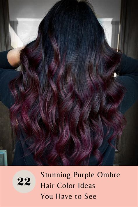 2023's Most Stunning Purple Ombre Hair Color Ideas