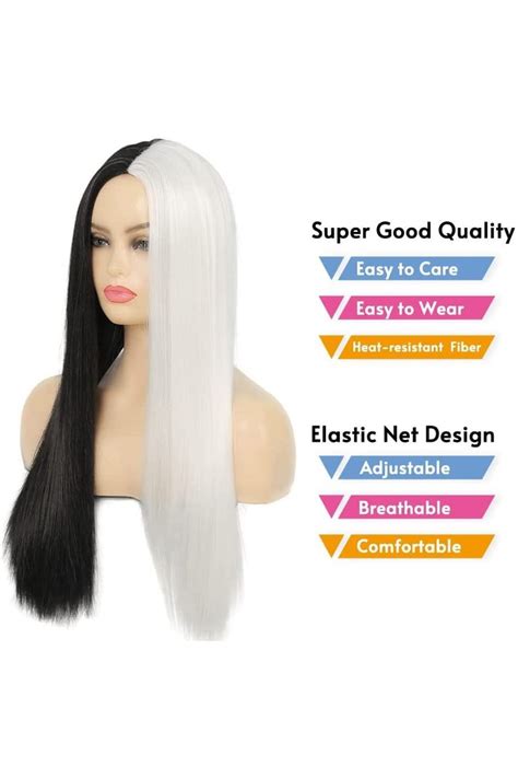 2023's Rad Half Black Half White Wig Guide: 1001+ Styles, Reviews & Tips