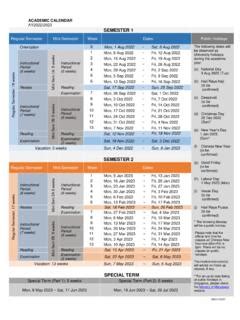 2023/24 National University of Singapore (NUS) Academic Calendar: A Comprehensive Guide