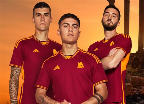 2023-24 roma home shirt