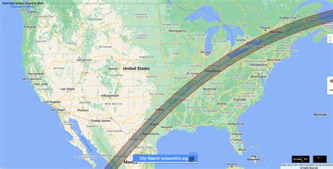 2024 Solar Eclipse Interactive Map