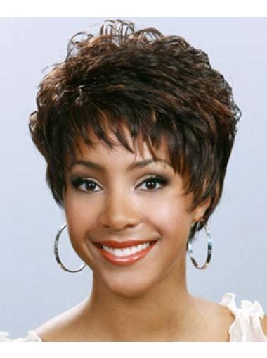 2025's Designed Brown Wavy Short African American Wigs: The Epitome of Elegance