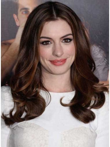 2025's Fabulous Auburn Wavy Long Anne Hathaway Wigs