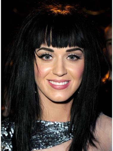 2025's Hottest: Sleek Black Wavy Long Katy Perry Wigs