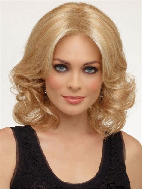 2025's Most Captivating Wigs: Medium Length Wavy Lace Wigs Synthetic Without Bangs