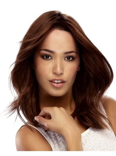 2025's Most Easeful Remy Human Hair Auburn Straight Medium Wigs