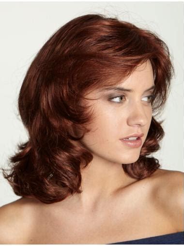 2025's Most Magnificent Red Style Curly Synthetic Medium Wigs