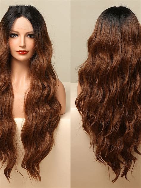 2025's Must-Have: Long Brown Synthetic Lace Front Wigs