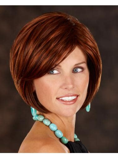 2025's Preferential Auburn Straight Chin Length Wigs