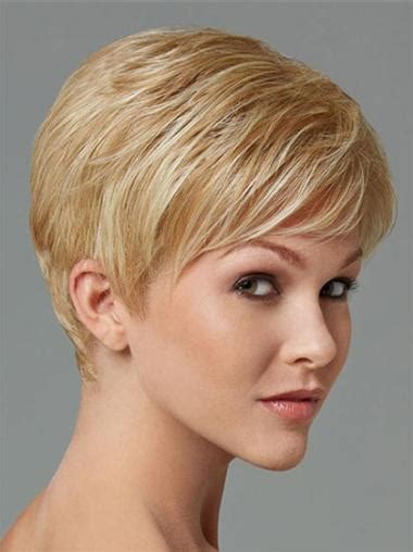 2025's Style: Blonde Straight Cropped Synthetic Wigs