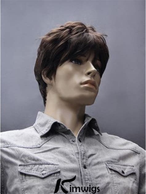 2025's Stylish 3 Straight Capless Short Men Wigs