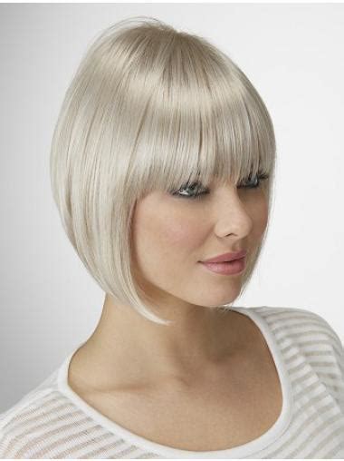 2025's Top 10 Perfect Chin Length Straight Grey Bobs Wigs