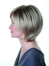 2025's Ultimate Bob: Bobs 10" Straight Blonde Synthetic Monofilament Medium Length Hairstyles