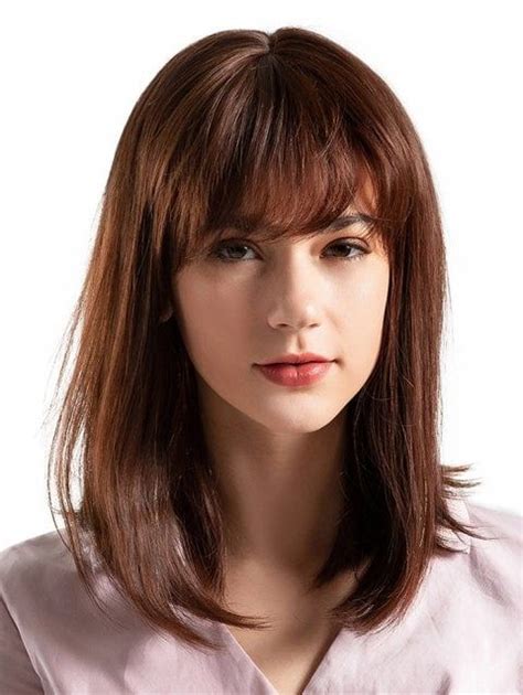 2025's Ultimate Guide to With Neat Bangs 20 Inches Capless Human Wigs