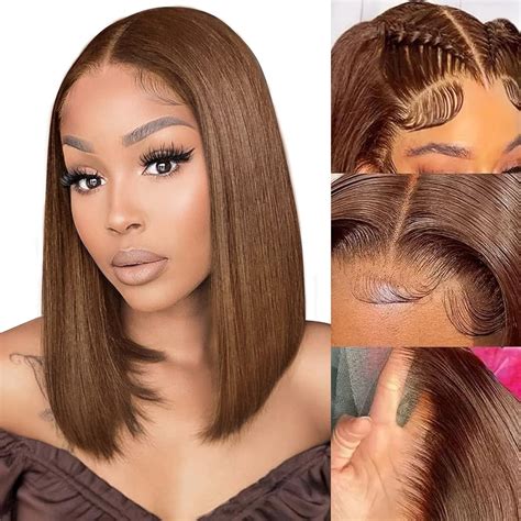 2025: Brown Bob Wig Wigs VS Lace Front Bob Wigs