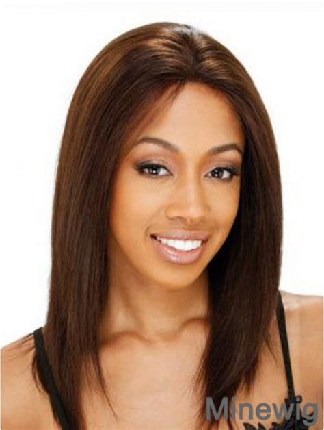 2025: Brown Ideal VS Straight Indian Remy Hair Medium Wigs