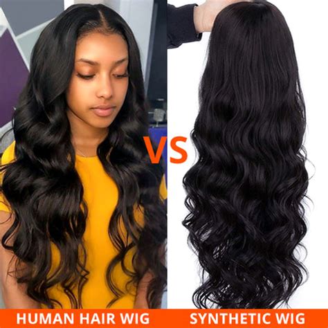 2025: Brown Wavy 10" Lace Wigs Synthetic VS Human Hair