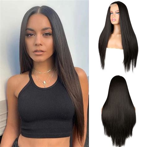 2025: Convenient Synthetic Lace Front Straight Long Wigs That You Can't Miss