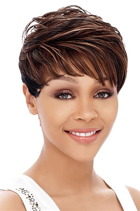 2025: Easy Auburn Straight Cropped African American Wigs for Every Woman