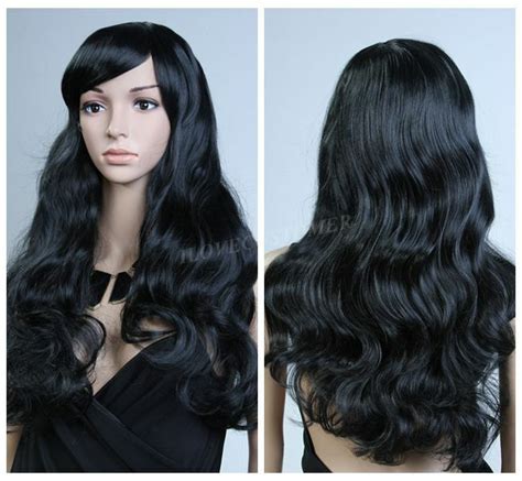 2025: Ideal Black Wavy Synthetic Long Wigs